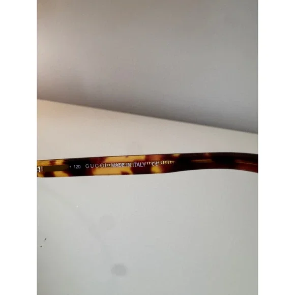 Gucci Vintage Y2K GG2465/S Tortoiseshell Oval Sunglasses Brown Made in Italy - Picture 9 of 16